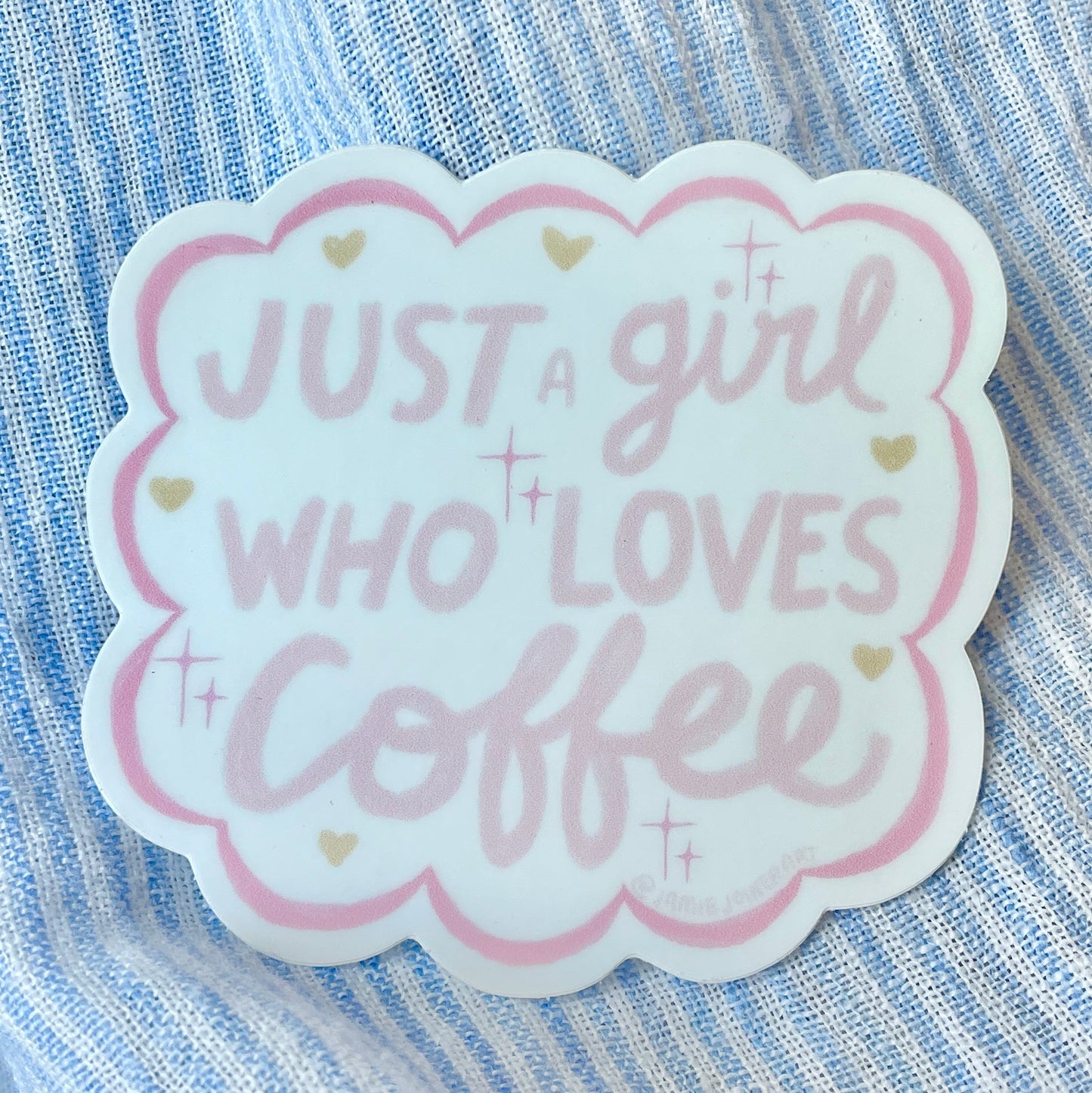 Just a girl who loves coffee Sticker