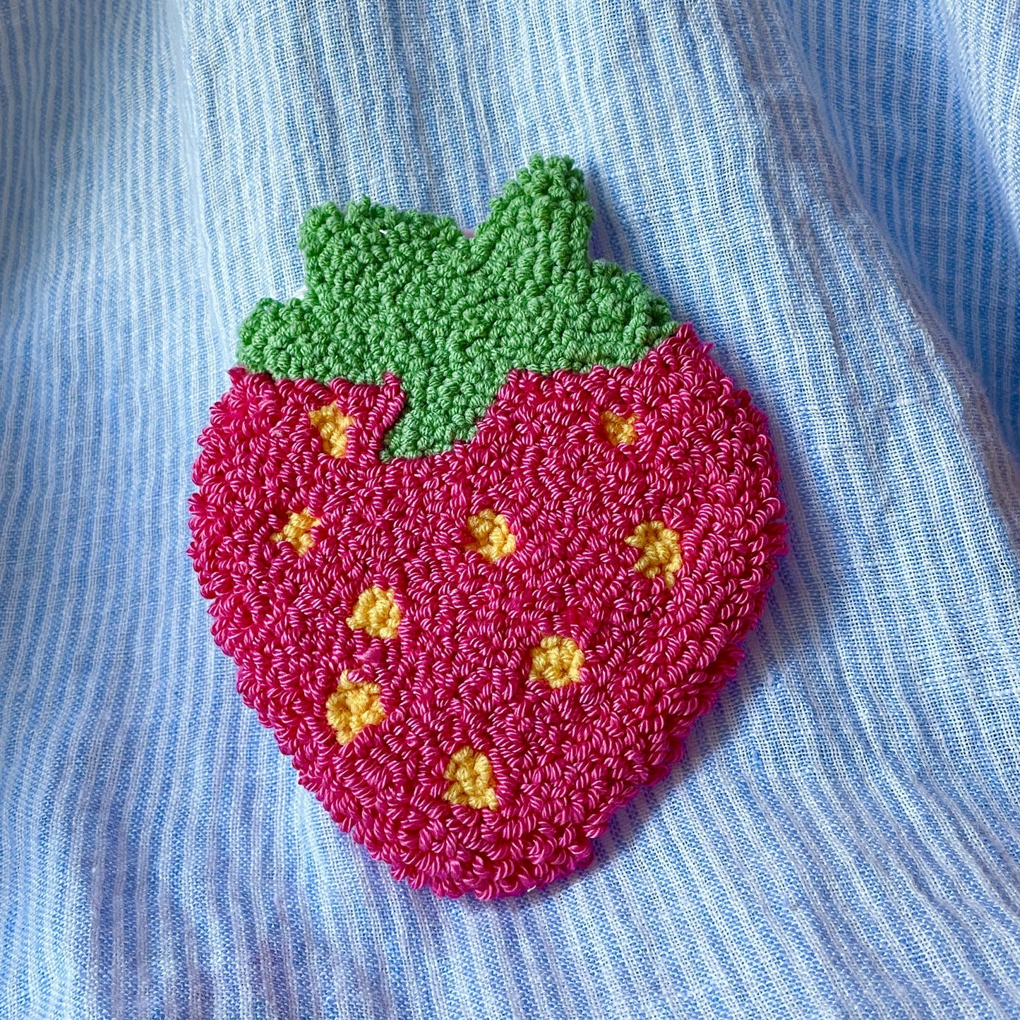 Strawberry mug coaster