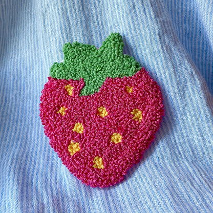 Strawberry mug coaster