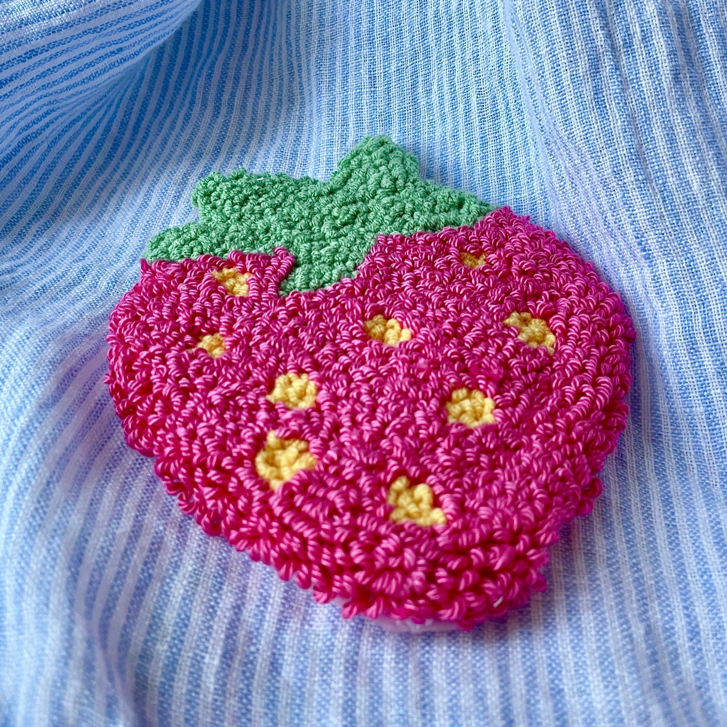 Strawberry mug coaster