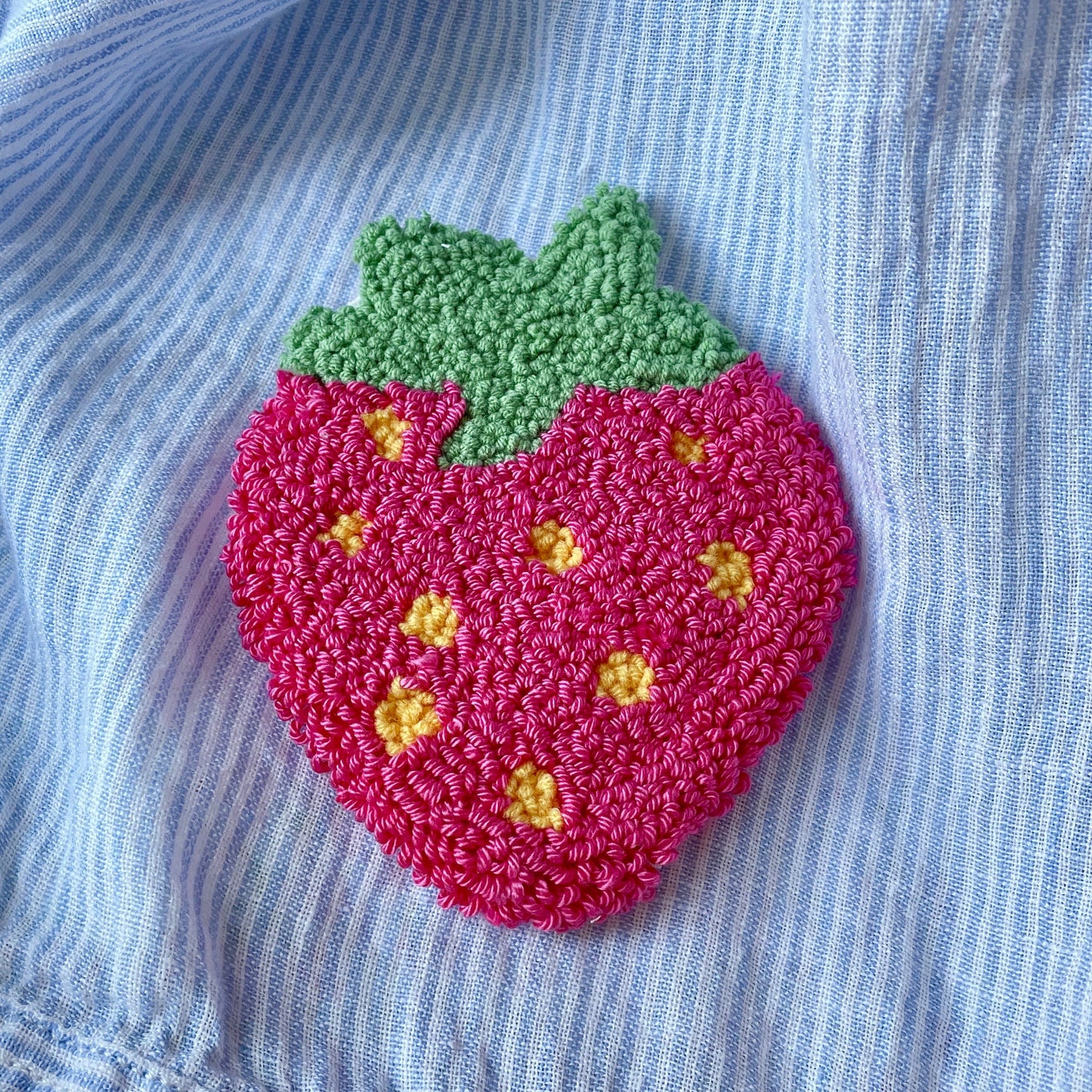 Strawberry mug coaster