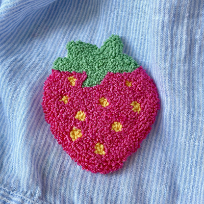 Strawberry mug coaster