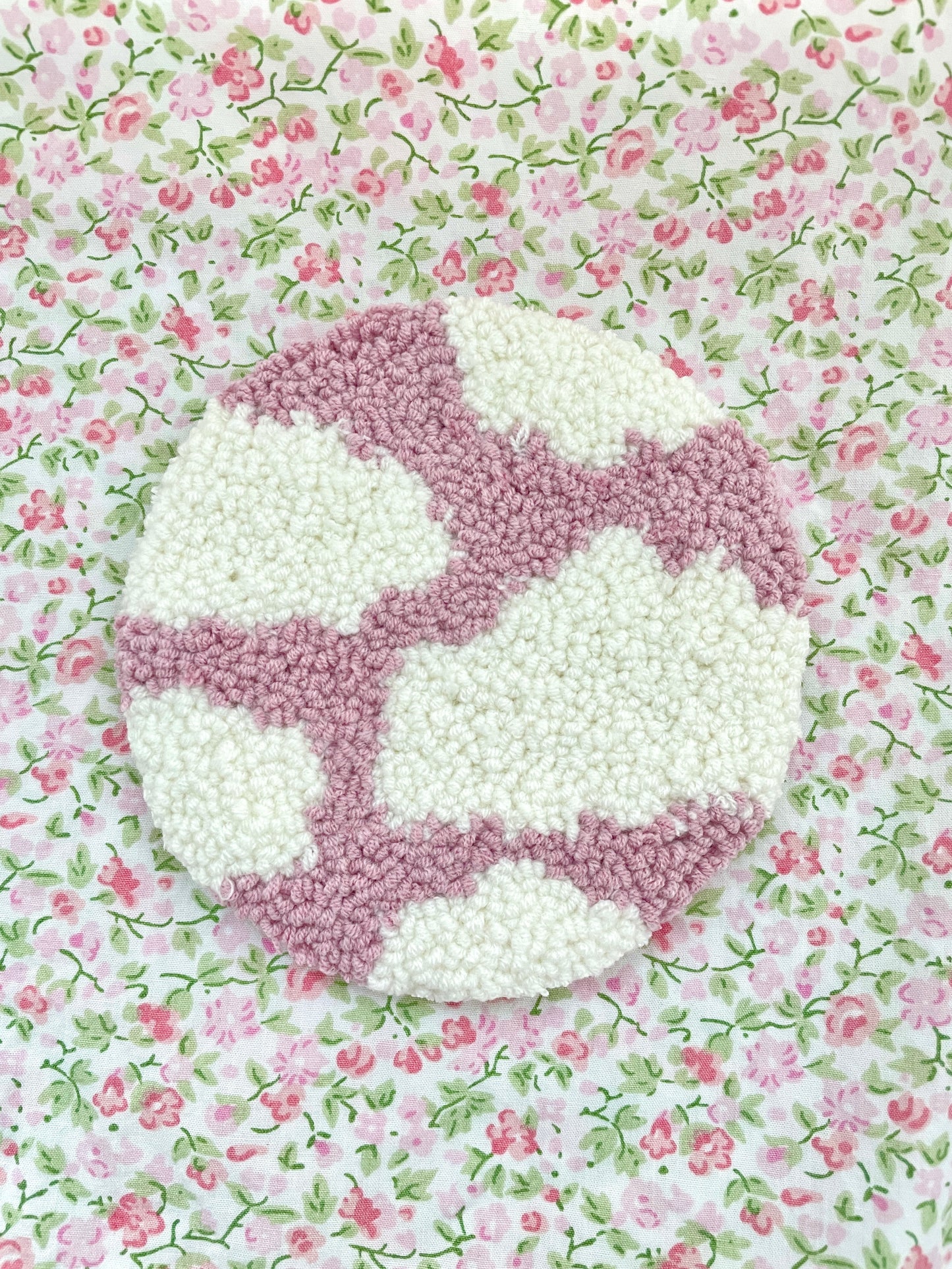 Purple cloud mug coaster