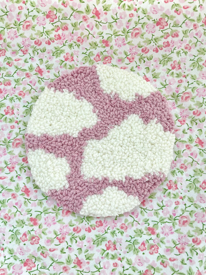 Purple cloud mug coaster