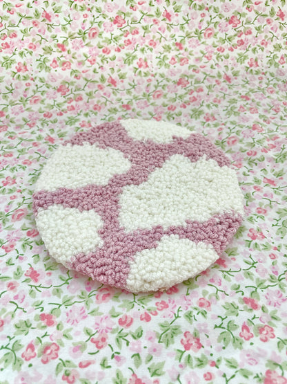 Purple cloud mug coaster